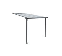 HOME DELUXE Auvent de porte d'entrée « CU ifférentes tailles. (L 294 x 150 cm, anthracite)
