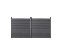 HOME DELUXE Brise-vue en WPC Callado (2xélément, 3xpoteaux)