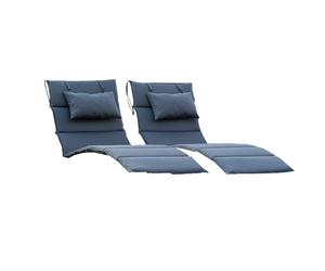 Home Deluxe - Coussins Taiga - 1 Coussin, Couleur : Anthracite, env. 190 x 60 x 4 cm I Coussins d'assise, Rembourrage, Housses