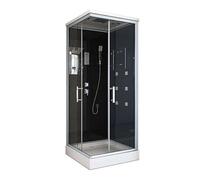 HOME DELUXE Duschkabine 'WAVE S' >Taille: S - 90 x 80 cm