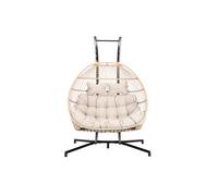 HOME DELUXE Fauteuil suspendu LOMA (2 places, beige)