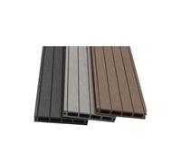 Home Deluxe - Lames de terrasse en WPC SAMANA - Échantillon - 7 x 14 x 2,01 cm I Sol de terrasse Bordure de piscine Revêtement de balcon