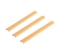 Home Deluxe Lot de 3 barres décoratives Fire pour panneau acoustique - 30 x 1,3 cm - Doré - Décoration murale