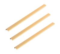 Home Deluxe Lot de 3 barres décoratives Fire pour panneau acoustique - 50 x 1,3 cm - Doré - Décoration murale