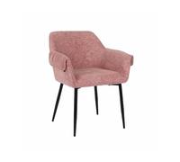 Home Deluxe Lot de 3 chaises de salle à manger CHENO - En chenille - Confortables - Design moderne - Pour salle à manger et cuisine