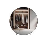 Home Deluxe Miroir rond XXL Kali - 160 x 160 cm - Miroir de luxe rond - Miroir mural - Miroir extensible - Qualité supérieure - Surdimensionné - Panorama