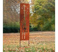 Home Deluxe - Pare-Vue Rouille - Aurelia - 230 x 50 x 1,5 cm, résistant aux intempéries, Aspect Rouille I Panneau de Jardin en Rouille Protection visuelle Décoration en Rouille