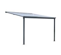 HOME DELUXE Pergola de terrasse SOLIS, différentes tailles (312 x 300 x 278 cm, gris)