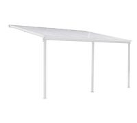 HOME DELUXE Pergola de terrasse SOLIS, différentes tailles (435 x 300 x 278 cm, blanc)