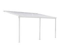 HOME DELUXE Pergola de terrasse SOLIS, différentes tailles (557x 303 x 278 cm, blanc)