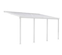 HOME DELUXE Pergola de terrasse SOLIS, différentes tailles (618 x 303 x 278 cm, blanc)