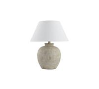 Home Deluxe Petite lampe de table effet pierre Lene - Blanc | Lampe de table, grande lampe de table, lampe de table rustique
