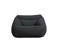 Home Deluxe - Pouf Cozy - Tissu : Velours côtelé, Couleur : Anthracite - Dimensions : 100 x 88 x 80 cm, Remplissage Inclus I Pouf Bean Bag