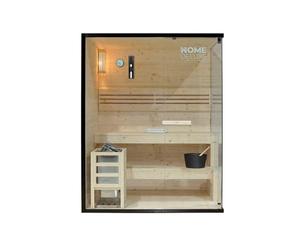 Home Deluxe - Sauna traditionnel - Shadow L - 150 x 120 x 190 cm - pour 3 personnes - bois d'épicéa de haute qualité, poêle de sauna et accessoires de sauna inclus I Sauna à vapeur Sauna à infusion