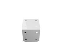 Home Deluxe - Support de Plafond Era pour Stores - 3 pièces, Couleur : Blanc, Chevilles incluses I Toit de terrasse Protection Solaire Protection Contre Le Vent
