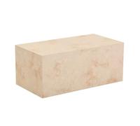 Home Deluxe - Table basse Amiri L - Couleur : grès - Dimensions : 95 x 50 cm - Panneau MDF - Pré-assemblé - Table d'appoint de salon - Table d'appoint - Table de canapé