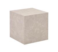 Home Deluxe - Table basse Amiri M - Couleur : beige, dimensions : 50 x 50 cm, panneau MDF, table de salon, table d'appoint, table de canapé, table d'appoint