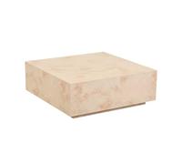 Home Deluxe - Table basse Amiri XL - Couleur : grès - Dimensions : 95 x 95 cm - Panneau MDF - Pré-assemblé - Table d'appoint de salon - Table d'appoint - Table de canapé