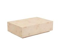Home Deluxe - Table basse XXL Amiri - Couleur : grès - Dimensions : 120 x 80 cm - Panneau MDF - Pré-assemblée - Table d'appoint de salon - Table d'appoint - Table de canapé