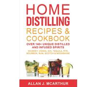 Home Distilling Recipes & Cookbook: Over 140+ Unique Distilled and Infused Spirits Whiskey, Vodka, Gin, Tequila, Rye, Bourbon, Rum, Scotch & Moonshine