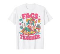 Home EC Professeur de Sciences de la Famille et de la consommation FACS School T-Shirt Graphique avec Valeur, Homme, Blanc, L