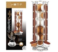 Home Equipement 50926 Tour de Rangement Inox pour Dosette Dolce Gusto