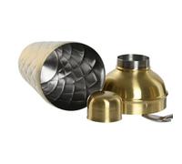 Home ESPRIT 8424002146245 Ensemble de cocktails Home ESPRIT Doré Acier inoxydable 500 ml 8 x 8 x 20 cm