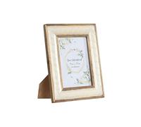 Home ESPRIT 8424002157593 Cadre Photo Home ESPRIT Blanc Naturel Nacre Bois de manguier Moderne 24 x 2 x 29 cm