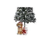 Home ESPRIT Base de magnésium 33,5 x 33 x 43 cm Sapin de Noël