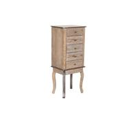 Home ESPRIT Boîte à bijoux sur pied naturel en bois MDF 37 x 28 x 91,5 cm