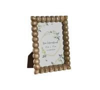 Home ESPRIT Cadre photo marron aluminium verre bois de manguier naturel urbain 16 x 2 x 21 cm