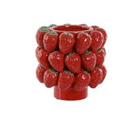 Home ESPRIT Centre de Table Rouge Fraises Tropicales 20 x 20 x 21 cm