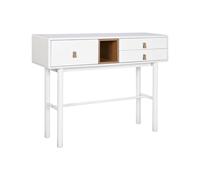 Home ESPRIT Console Jaune Blanc Bois MDF 120 x 35 x 90 cm