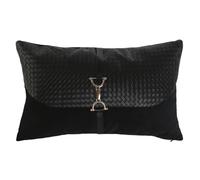 Home ESPRIT Coussin Noir doré 50 x 10 x 30 cm, Multicolore, cuadrado, Décontracté