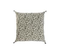 Home ESPRIT Coussin Vert Beige Franges Cottage 45 x 45 cm