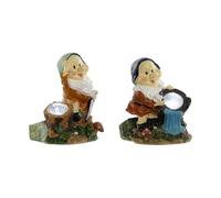 Home ESPRIT Décoration Lumineuse Multicolore 11,5 x 11 x 15,2 cm (2 unités)