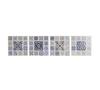 Home ESPRIT Dessous de Plat en liège Dolomite 20 x 20 x 0,7 cm Carrelage (4 unités)