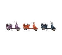 Home ESPRIT Figurine décorative Moto Bleu Orange Lilas Vintage 26 x 10 x 17 cm (3 unités)