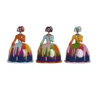 Home ESPRIT Figurine décorative Multicolore Dame 21 x 16 x 25 cm (3 unités)