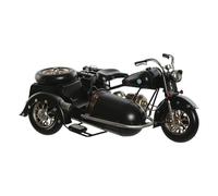 Home ESPRIT Figurine décorative Noire argentée Vintage Sidecar 35 x 24 x 16,5 cm