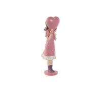 Home ESPRIT Figurine décorative Rose Mauve Fille 10 x 8,5 x 31 cm