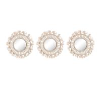 Home ESPRIT Jeu de miroirs White Boho 20 x 1 x 20 cm (3 pièces) - Marca EAN : 8424002123314