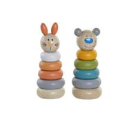 Home ESPRIT Jeu éducatif 5,5 x 5,5 x 14 cm Animaux (2 unités)
