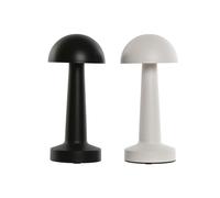 Home ESPRIT Lampe de Table Blanc Noir 9 x 9 x 22 cm (2 unités)