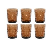 Home ESPRIT Lot de 6 verres Ambar Verre - Marque EAN : 8424002160333