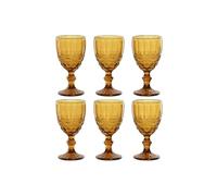 Home ESPRIT Lot de 6 Verres ambrés en Verre 325 ML