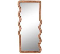 Home ESPRIT Miroir Mural Marron en Bois de poignée Urbaine 44 x 3 x 100 cm