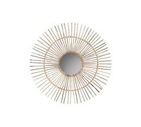 Home ESPRIT Miroir Mural Naturel Bambou rotin 120 x 2 x 120 cm