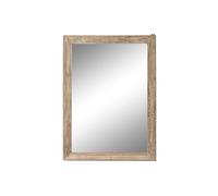 Home ESPRIT Miroir Mural Naturel Teck Bois recyclé Alpin 53 x 4 x 76 cm