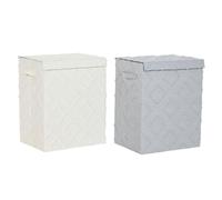 Home ESPRIT Panier gris crème 40 x 30 x 50 cm (2 unités)